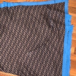 Fendi Silk and Cashmere Shawl